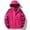 Hot Pink, variant on Winter Warm Windproof Zip Up Jackets for Womens Outdoor Single-layer Sprinker Suit Casual Lapel Zipper Loose Soft Top Hooded Coat