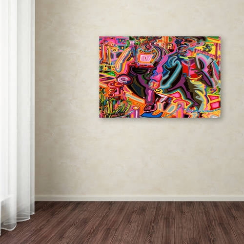 Trademark Fine Art "Thugs" Canvas Art by Josh Byer
