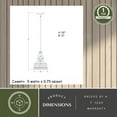 thumbnail image 6 of Beloit 1 Light Satin Nickel Farmhouse Pendant Clear Glass, 6 of 10