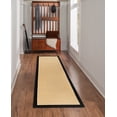 thumbnail image 3 of Linon Athena Sisal & Black 2.6x8 Runner, 3 of 5