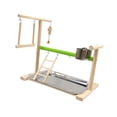 thumbnail image 2 of Puesto de juego para pájaros, parque infantil para loros, centro de actividades, gimnasio multifuncional para pájaros, corralito, escalera, soporte de, 2 of 9