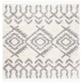 thumbnail image 2 of SAFAVIEH Berber Fringe Cara Aztec Shag Area Rug, Cream/Gray, 6'7" x 6'7" Square, 2 of 10