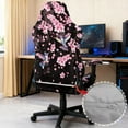 thumbnail image 4 of Xixirimido Gaming Chair Covers with Armrest Covers 4Pcs Stretch Game Computer Office Chair Slipcovers Rotating Armchair Protective Cover, Hummingbird Cherry Blossom, 4 of 8
