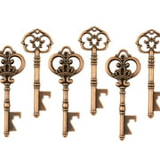 Mixed 20 Extra Large Key Shape Bottle Openers Antique Copper Skeleton Keys 2 Styles,20 Key Openers (Antique Copper) by Generic