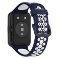 thumbnail image 3 of Bandas de repuesto compatibles con HUAWEI Watch FIT2, pulseras de silicona transpirables, correa de muñeca ajustable de doble Color para reloj inteligente, 3 of 5