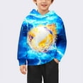 thumbnail image 2 of WhouRiu Boys Casual Hooded Sweatshirts Kids Fall Winter Fashion Graphic Pullover Hoodies, 2 of 5
