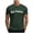 Army Green, variant on UVEASISHA Mens Fashion T-Shirts Short Sleeve Cotton Blend Lightweight Workout Shirts Crew Neck Casual Letter Print Graphic Tees Brown XL