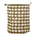 thumbnail image 3 of Stylish Patterned Linen Laundry Hamper Large Open Top Breathable Fabric For Bedroom Bathroom Durable And Easy Design, 3 of 5