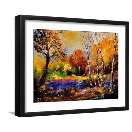 Art.com In The Wood 673180 Art Print by Pol Ledent, Black Frame Wall Art, 21" x 17"