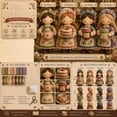 thumbnail image 4 of Tiny Worlds Collection Patchwork DIY Kit, Felt Doll Sewing Craft, Beginner Friendly, fairy patchwork diy collection, Soft felt material for long-term handmade creation G, 4 of 6