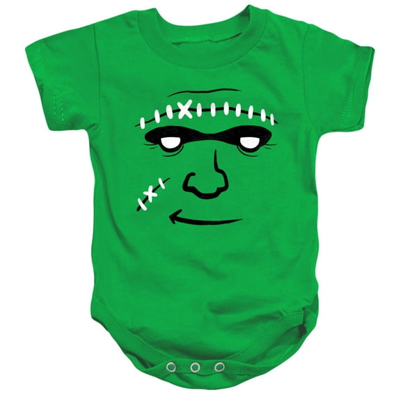 Popfunk Halloween Frankenstein Costume Unisex Infant Snap Suit for Baby, Kelly Green, Small