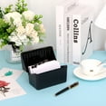 Index Card Holder Set 3x5inch Card Organizer Plastic Index Card