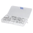 thumbnail image 1 of 140 Pcs 4 Prong T Nut Steel Galvanized M3 to M8 T Nut Threaded Insert Set for Furniture Corner Nails140pcs, 1 of 5