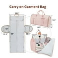 thumbnail image 4 of Garment Bags For Travel For Women 2024 Garment Duffle Bag Convertible Foldable 2 In 1 Suit Bag For Hanging Clothes Business Trip Bag With Toiletry Pocket-Birthday Gifts For Women, 4 of 7