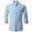 Blue, variant on Damipow Mens Button Down Shirts Regular Fit Long Sleeve Cotton Dress Shirt,Sizes S-2XL,Mens Shirts