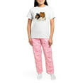 thumbnail image 4 of CafePress - Rough Collie Women's Light Pajamas - Women's Short Sleeve Print T-Shirt and Pants Light Cotton Pajama Set, 4 of 7