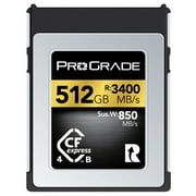 Prograde Digital 512GB CFexpress Type-B 4.0 Flash Memory Card,2 Total Count