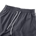 thumbnail image 4 of THNCYX Men's Wide Leg Track Pants With Side Stripe Elastic Waistband And Long Drawstring Loose Fit Athletic Pant S-2XL, 4 of 5