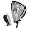 thumbnail image 3 of Faro de motocicleta carcasa negra de acero inoxidable lente de vidrio transparente luz delantera de motocicleta para modificación ANGGREK Otros, 3 of 8