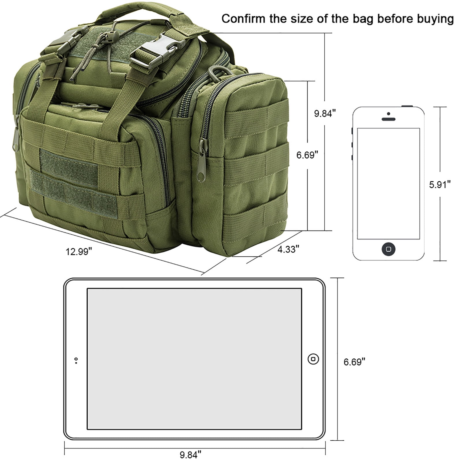 Dr.Fish Fishing Tackle Bag Loaded 5 Boxes 60 Huge Fishing Lures Kit
