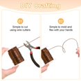 thumbnail image 5 of Uxcell 1-Pack Bonsai Training Wire, 0.8mm x 66ft/20m Anodized Aluminum Bonsai Tree Wire for Fine Trunk [Copper], 5 of 7