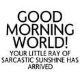 thumbnail image 3 of CafePress - Good Morning World T Shirt - Men's White Classic Cotton T-Shirts, 3 of 4