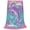Purple, variant on Dolphin Blanket, 90s Retro Rainbow Sparkle Flannel Throw, Colorful Soft Fleece For Cozy Movie Night Decor 50x40