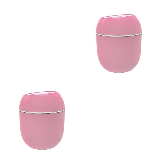 Matsuzay Humidificador de aire, herramientas de difusión de niebla de sobremesa, Mini equipo de aromaterapia, pequeño aparato, humidificadores Rosado 2Conjunto