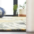 thumbnail image 6 of SAFAVIEH Barbados Cionadogh Botanical Indoor/Outdoor Area Rug, Green/Black Gold, 9'10" x 12'5", 6 of 11