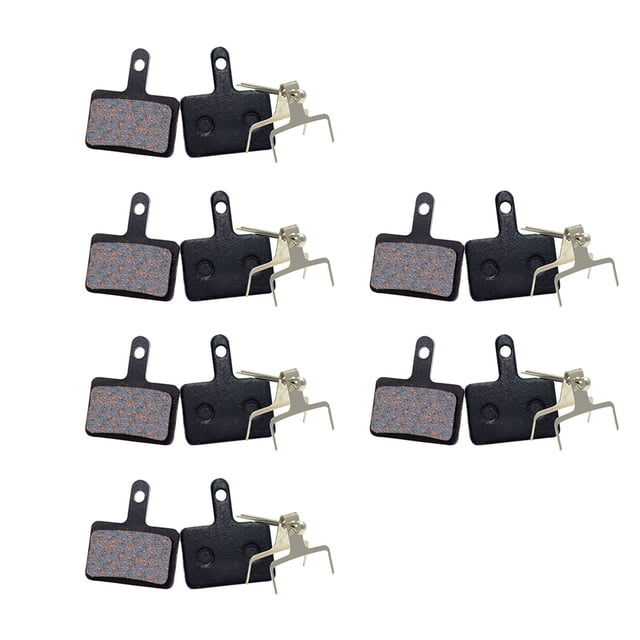 Bike Brake Pads Semi Metal 6 Pairs Lining Pad Small Heat Attenuation With Latch For Mountain Bikes ANGGREK Otros