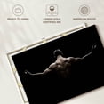 thumbnail image 6 of Elephant Stock Muscular Back Wall Art - Horizontal Canvas Wall Art - Living Room Wall Decor - Hobbies And Lifestyle Canvas - Black And Beige Decor - 51" x 34", 6 of 8