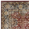 thumbnail image 5 of Safavieh Bijar Collection Traditional Oriental Vintage Area Rug-Color:Red/Royal,Shape:Square,Size:6'-7" X 6'-7", 5 of 6