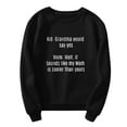 thumbnail image 2 of Vedolay Oversized T Shirts Women's Oversized Half Zip Pullover Long Sleeve Sweatshirt Quarter Zip Hoodie Sweater,Black M, 2 of 4