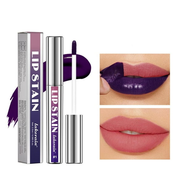 ZOUBAOQ Gincu Tatu Noda Bibir Kupas, Tahan Lama, Kalis Air, Pewarna Bibir Tint Up, A1B1, Pudar Merah Jambu, Sésuai untuk Bibir
