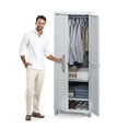 thumbnail image 1 of Armario Ropero Organizador Modular Closet Ropa Plástico Gris Rimax, 1 of 4