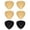 Red, variant on Bras for Women Sweiss Women’s Wireless Bra Nubitties Breathable Comfort Patch Push Up Pads Triangle Bra for Enhanced Shape and Coverage Red M