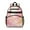Pink Gold Wave, variant on Pink Gold Wave Marble Pattern Backpack for School,Cute School Bag,Schoolbag with Adjustable Shoulder Straps & Padded Back,15.25"x11.5"x5.25"