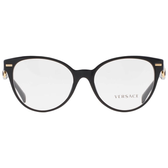Versace Demo Cat Eye Ladies Eyeglasses VE3334 GB1 55