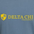 thumbnail image 3 of CafePress - Delta Chi Logo Yellow T Shirt - Mens Comfort Colors Shirt, 3 of 5