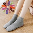 thumbnail image 6 of TNOBHG Dotted Floor Socks Adult Anti-skid Trampoline Socks with Silicone Grip Bottom High Elasticity Sweat Absorption Yoga Floor Socks 1 Pair, 6 of 8