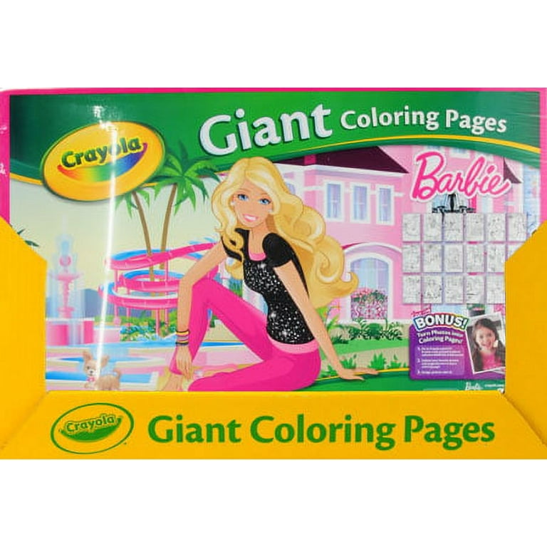 Barbie - Giant Coloring Poster - over 3 Feet Wide