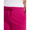 thumbnail image 4 of Terra & Sky Women's Plus Size Fleece Shorts, Sizes 0X-5X, 4 of 5