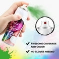 thumbnail image 4 of Hair Color Spray Temporary Hair Color Dye Spray, One-Time Use Hair Dye Washable Hair Wax Non-Sticky, Natural Hair Color Wax for Cosplay Party DIY Christmas Halloween Kids Women Men(Green, 3.4Oz), 4 of 10