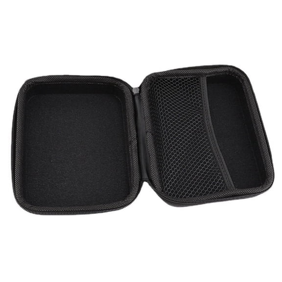 Digital Storage Bag Multifunctional Data Cable Headphone Mobile Power Hard Disk Storage Bag Zipper Storage Box,1 x Storage Bag,black