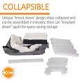 thumbnail image 5 of K&H Pet Products Bucket Booster Pet Seat Rectangle Knockdown Gray/Oatmeal Large, 5 of 9