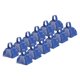 thumbnail image 1 of Campana De Vaca, Ruidora Azul, Cencerro De 3 Pulgadas, Brillante, Ruidoso, 12 Piezas, Resistente A La Decoloración, Para Juegos De Fútbol, ​​​​Eventos Deportivos, 1 of 7