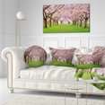 thumbnail image 1 of Stunning Cherry Blossoms Plenitude - Landscape Canvas Art Print, 1 of 3