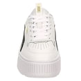 thumbnail image 3 of PUMA Women's Karmen Rebelle Sneaker, White Black, 7.5, 3 of 7