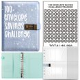 thumbnail image 1 of Shiny 100 Envelopes Money Saving Challenge Budget Binder With Password Lock Budget Planner Saving Money Easy Fun To Save $5,050, 1 of 4