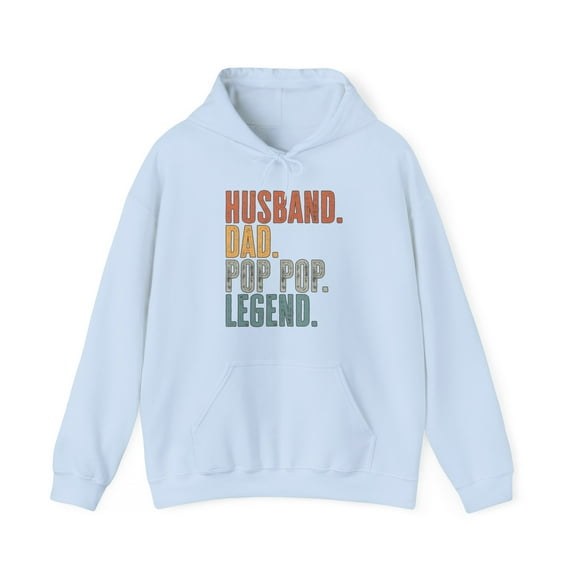 Pop Pop Husband Dad Fathers Day Grandpa Hoodie Gift Hooded Sweatshirt Shirt
